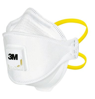3M P1 Flat Fold Particulate Respirator With Valve