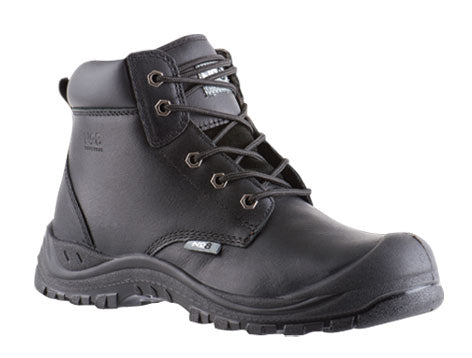 No8 Rutherford Lace Up Safety Boot - Black