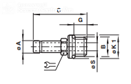 Straight stem adaptor, BSP parallel 10215