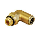 Universal hobbs elbow adaptor metric thread