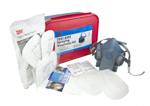 3M 7500 Series H/F Spraying Respirator Kit