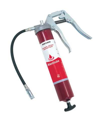 Trigger Action Grease Gun with flexible extention