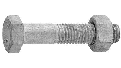 M16 GALV HEX BOLTS
