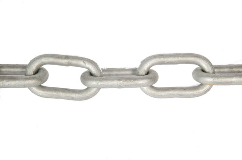 Long link galvanised chain