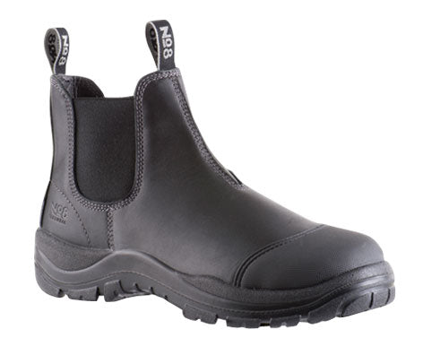 No8 Marsden Slip On Boots - Black