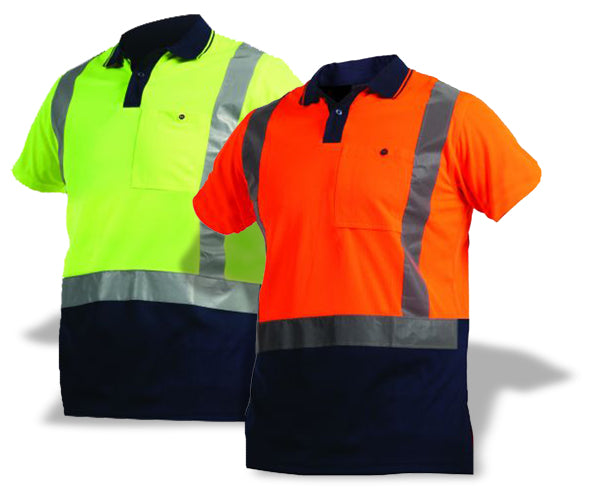 Hi Vis Day Night 2 Tone Polo Shirt