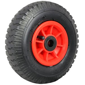 265mm Plastic Centred Pneumatic Wheel | 20mm Axle Diameter (PN1074-20PL)