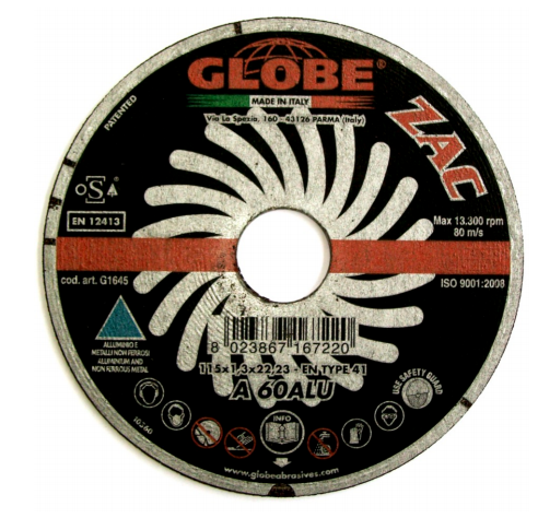 125x1.3x22 A60 ALUMINIUM C/O Disc