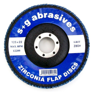 ZIRC FLAP DISC 115mm x 22mm F/G