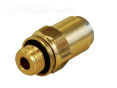 Straight adaptor metric thread