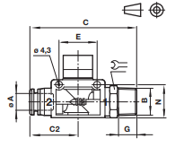 3/2 Shut-off valves C01GJ