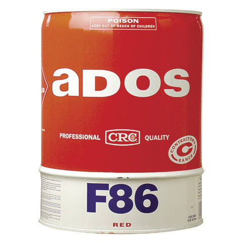 ADOS F86 Multi Purpose Spray Grade Contact Adhesive Red Can 20 Litre