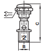 ISO G - Regulating in banjo bolts 20L00