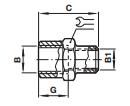 ISO G - Sleeve adaptor 16022