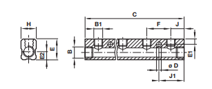 ISO G - Manifold - single sided 162B4 and 162B6