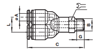 Swivel Y adaptor C0188