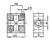 ISO G - Cross block 16094