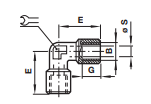 ISO G - Elbow connector 16042