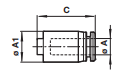 Cap (female plug) C0012