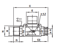 3/2 Shut-off valves C01GH