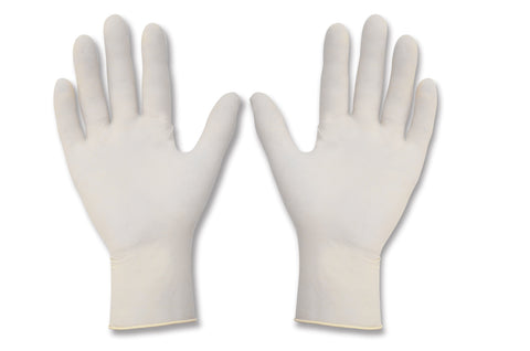 Latex Disposable Glove - Powder Free White