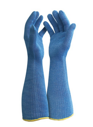 BLADE® CORE Cut 5 Blue Food Long Cuff Glove - 35cm