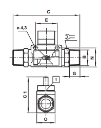 3/2 Shut-off valves C01GG